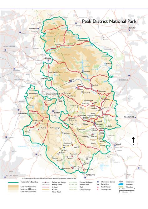 Map of Peak District National Park Settlements - DocsLib