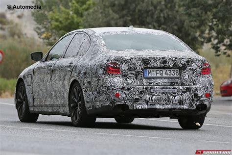 New Bmw 5 Series Spy Shots Reveal Production Light Clusters Gtspirit