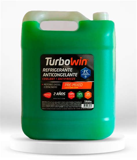 Refrigerante Anticongelante C Litros Verde Turbowin