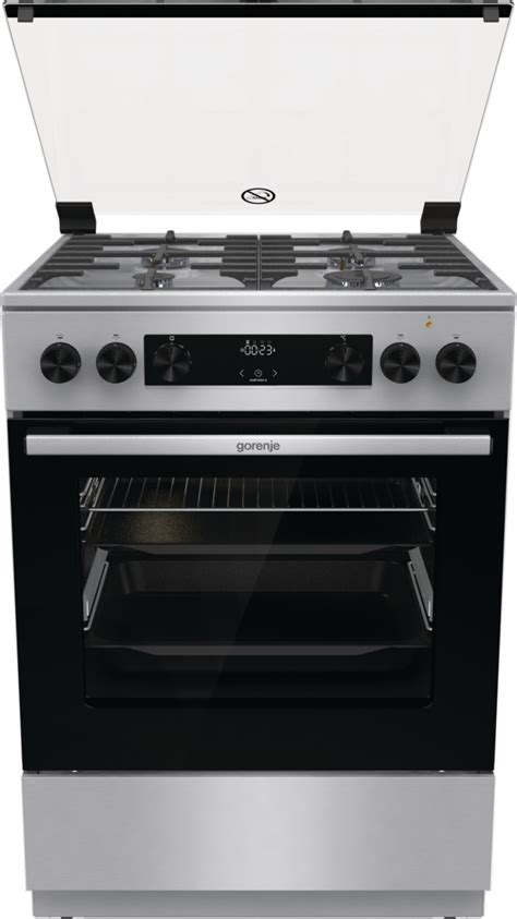Kuchnia gazowo-elektryczna - GKS6C70XF - GORENJE