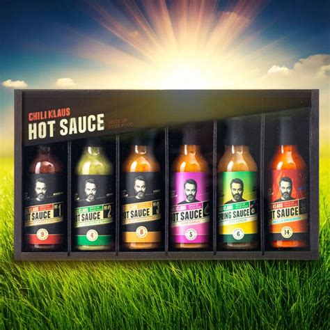 K P Chili Klaus Hot Sauces Six Pack Spring Edition P Delitea Se