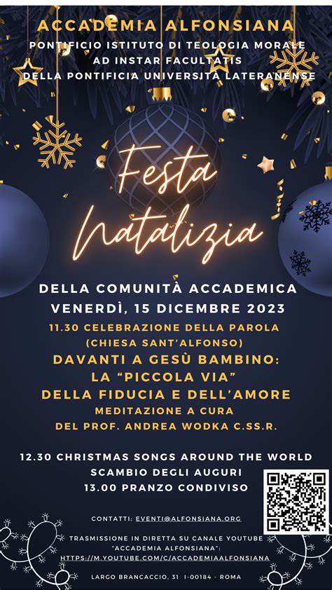 Festa Natalizia 15 Dicembre 2023