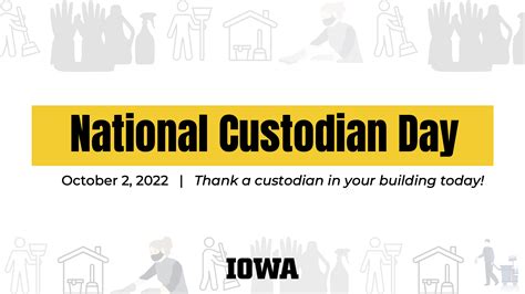 National Custodian Day Signage