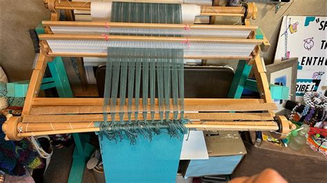 Weaving Part Warping Heddle On The Rigid Heddle Loom Youtube