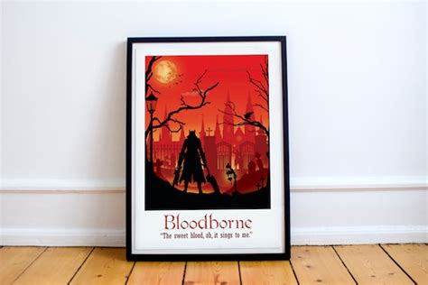 Poster Bloodborne Minimalist A4 Prints Art & Collectibles jan-takayama.com