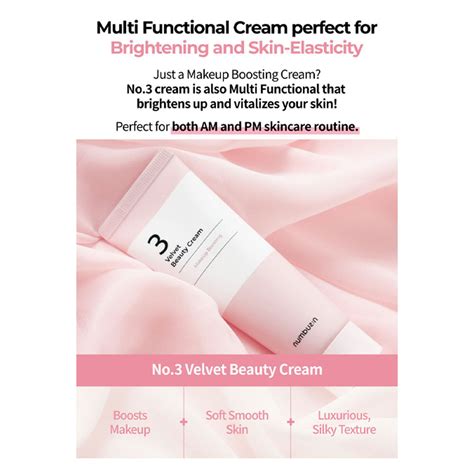 Numbuzin No3 Velvet Beauty Cream Peachesandcreme Korean Skincare