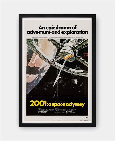 2001: A Space Odyssey (1968) Movie Poster - The Curious Desk