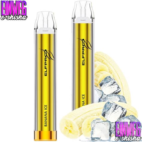 Elfpro Banana Ice Einweg E Zigarette 700 Züge Nikotin 20 mg