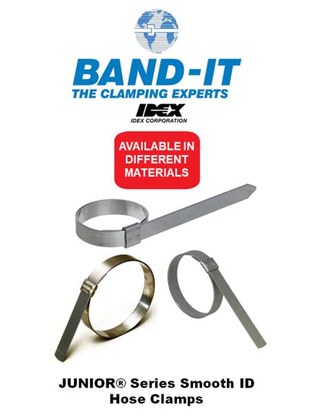 Idex Band It® Junior® Series Smooth Id Hose Clamps Metric Sku Bandit