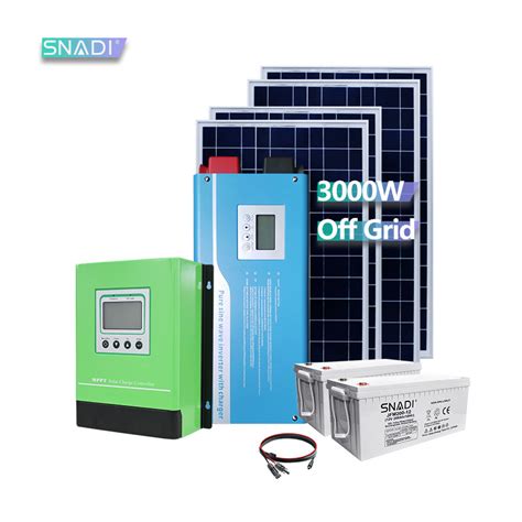 Customized Complete Set Off Grid Systems Home Energy Storage 3kw Solar