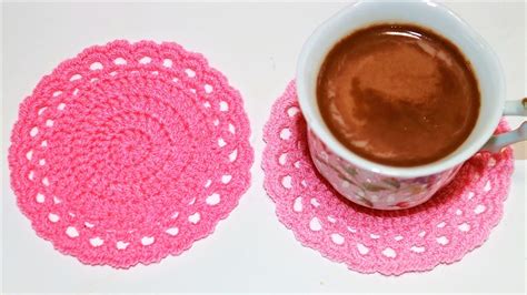 Tutorial Como Tejer Posavasos A Crochet Muy F Cil Paso A Paso Handmade