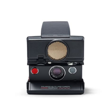 Polaroid SX‑70 Autofocus instant camera with film and flashbar – Polaroid US