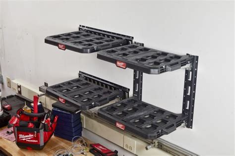 Milwaukee Packout Racking Kit And Shelf Diy Garage Storage Tool