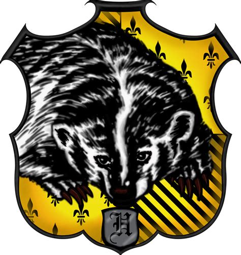 Hufflepuff Crest by witcheewoman on DeviantArt