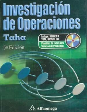 PDF Descargar Investigación De Operaciones Hamdy A Taha 5ta Edición