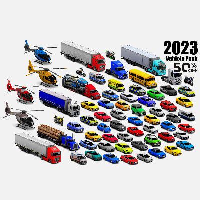 Extreme Vehicle Pack 2023 - 3D Model by ziea vernal