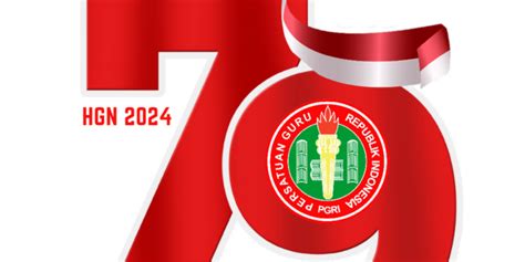 Logo HUT Ke 79 PGRI Dan HGN Tahun 2024 PB PGRI