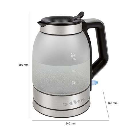 Glas Water Kettle Proficook Pc Wks