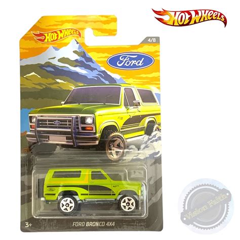 HOT WHEELS FORD TRUCK SERIES 2018 4 8 FORD BRONCO 4x4 Hobbies Toys Toys Games On Carousell