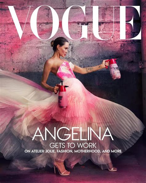 Ser madre me salvó Angelina Jolie copó la portada de Vogue con un