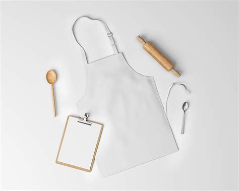 Free Fabric Apron Branding Mockup Free Mockup Psd Pixpine