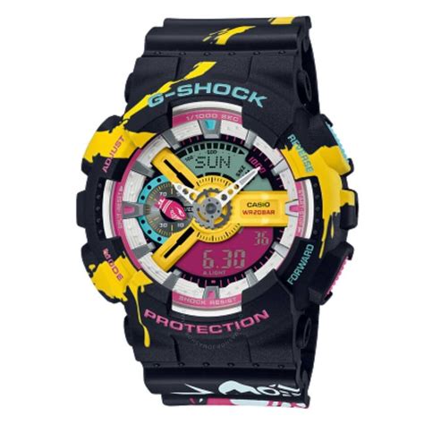 Casio G Shock Alarm World Time Quartz Analog Digital Men S Watch Ga