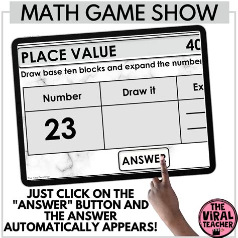 Addition And Subtraction 1st Grade Math Review Powerpoint™ Game Show Made By Teachers