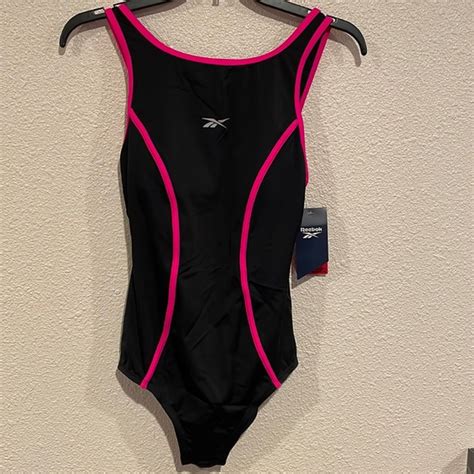 Reebok Swim Reebok Sport Fashion Swimwear Sz 8 Blackpink Poshmark