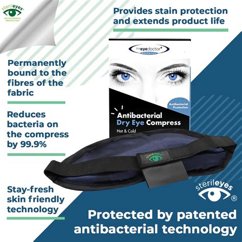 The Eye Doctor Antibacterial Dry Eye Compress 1 Pack Ronaghans