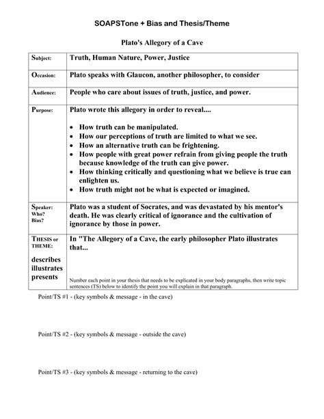 Plato's Cave Allegory 3