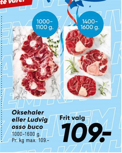 Oksehaler Eller Ludvig Osso Buco Tilbud Hos Bilka