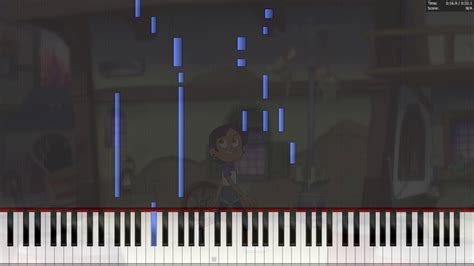 Owl House Credits Piano Transcription Synthesia Version YouTube