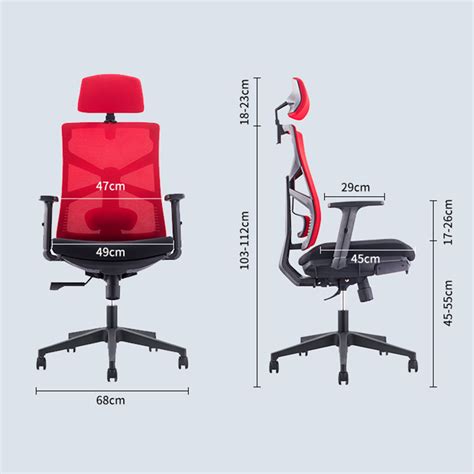 Supply Lumbar Support Ergonomic Mesh High Back Office Chair Wholesale Factory - Guangdong ...