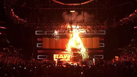 Wwe Monday Night Raw Intro Live Youtube