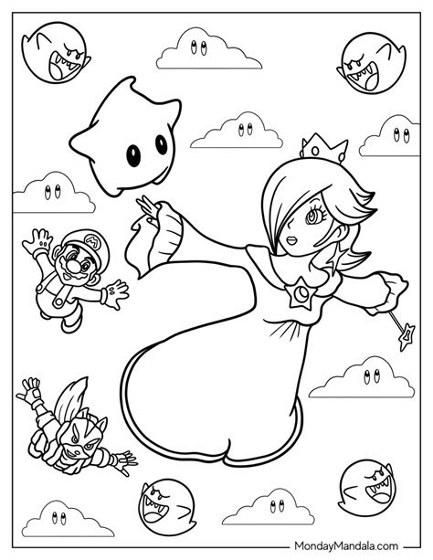 22 Rosalina Coloring Pages Free Pdf Printables