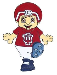 Amazon.com : Indiana Hoosiers Mascot Window Cling : Sports Fan Decals ...