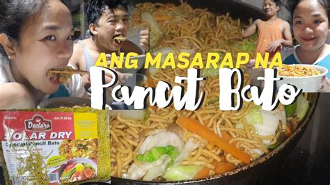 Pancit Bato Guisado Lutong Bahay Pancit Bato Chicken Meat Pancit