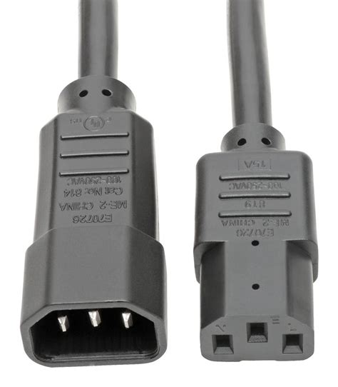 POWER CORD IEC 320 C13 C14 6FT 15A