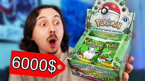 J ai payé 6000 pour des vieilles cartes Pokémon édition 1 YouTube