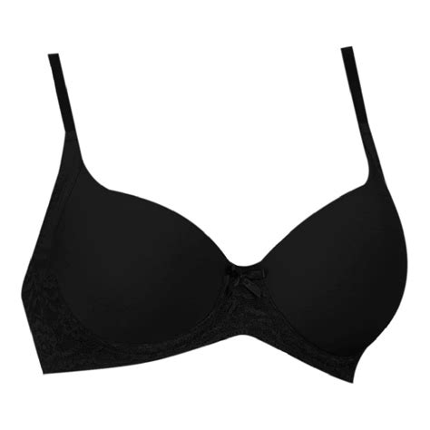 Brasier Bras Jade Talla C Con Encaje Negro Walmart