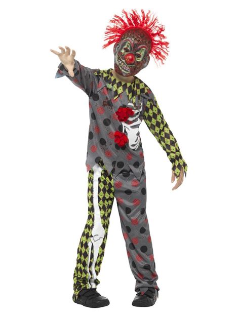 Cirque Sinister Scary Bo Bo The Clown Costume Au Smiffys Australia