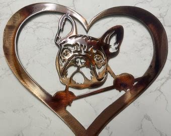 8 French Bulldog Metal Art Wall Hanger Wall Art - Etsy