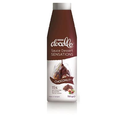 Sauce dessert Docello Sensations Choconut 750 g Nestlé