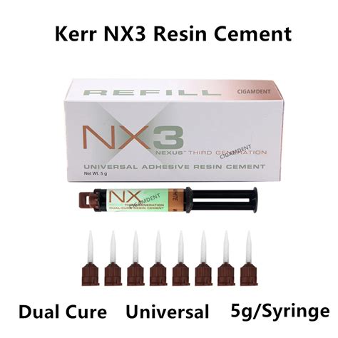 Kerr Nx3 Dental Resin Cement Glue For Teeth Crown Veneer Universal