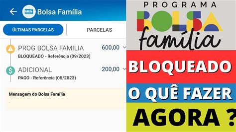 BOLSA FAMÍLIA BLOQUEADO MES DE SETEMBRO NO APLICATIVO E AGORA O QUE