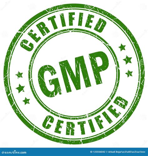 Gmp certified vector stamp stock vector. Illustration of certificated ...