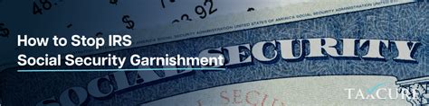 How Social Security Garnishment Works With Federal Back Taxes