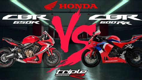 Honda Cbr 650r Vs Cbr 600rr Youtube