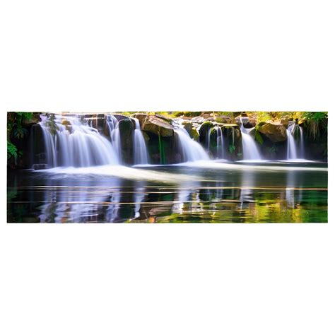 Download Waterfall And Reflective Lake Png 05212024