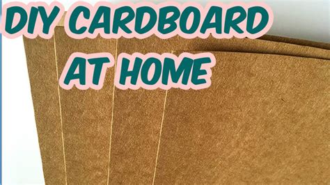 Diy Cardboard At Home Diy Cardboard Easy How To Make Cardboard Easy To